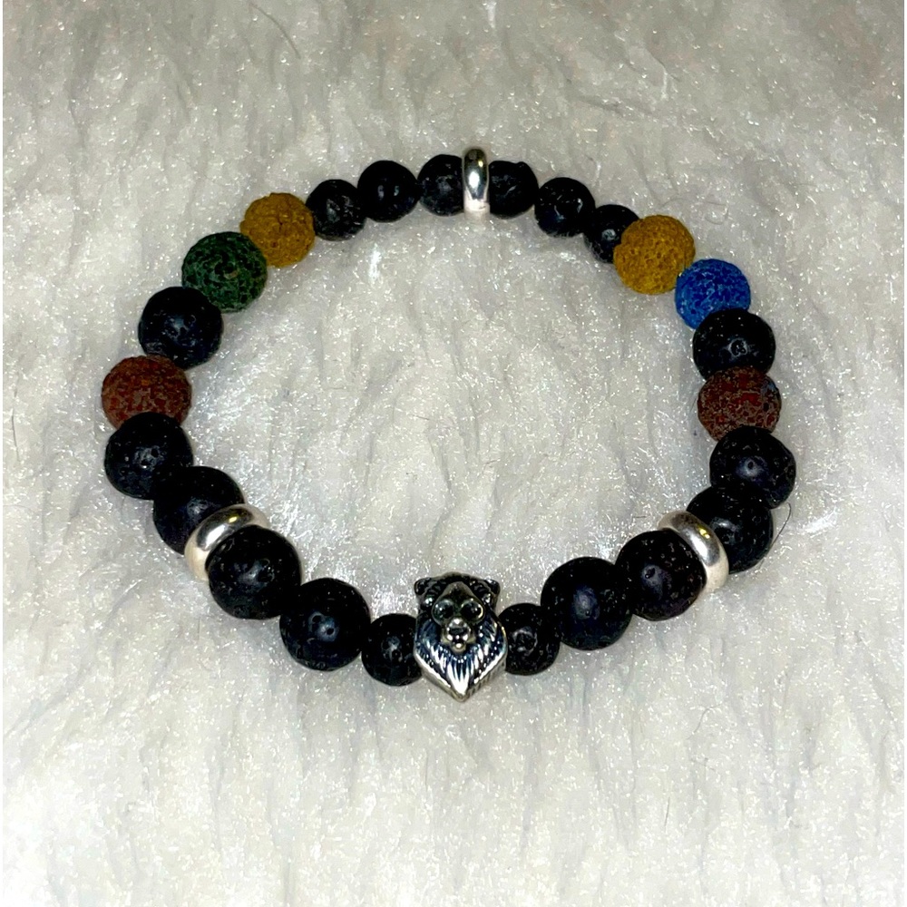 Mens Lion Bracelet